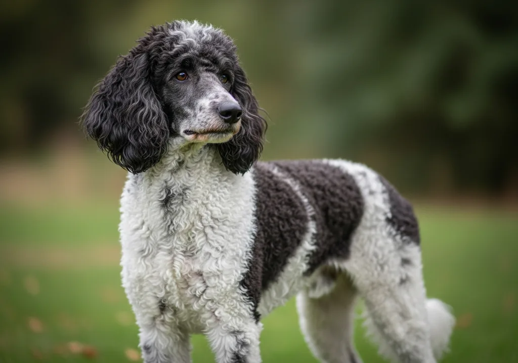Chien Particolore A Poil Frise — photo de la race